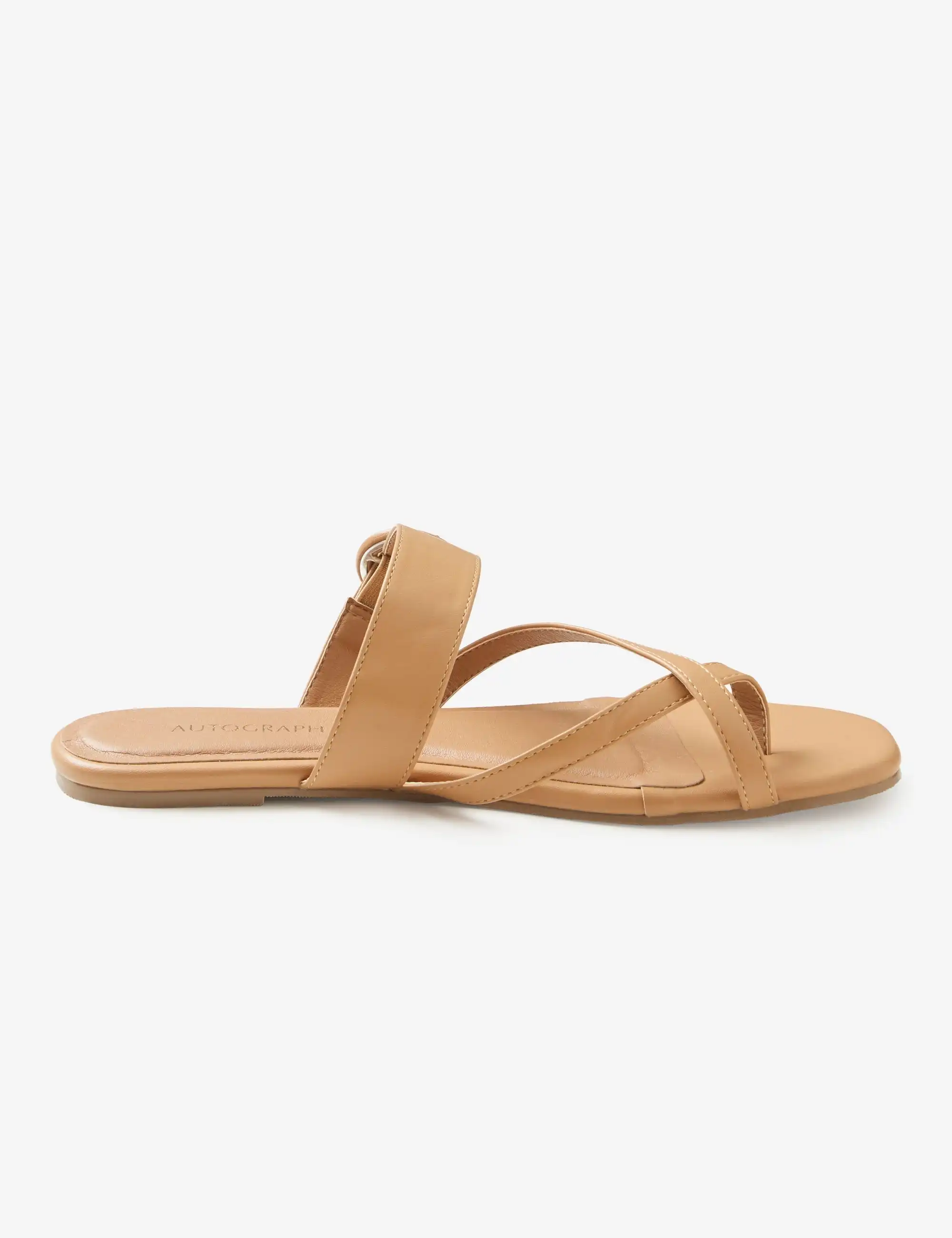 Autograph Buckle Strap Sandals