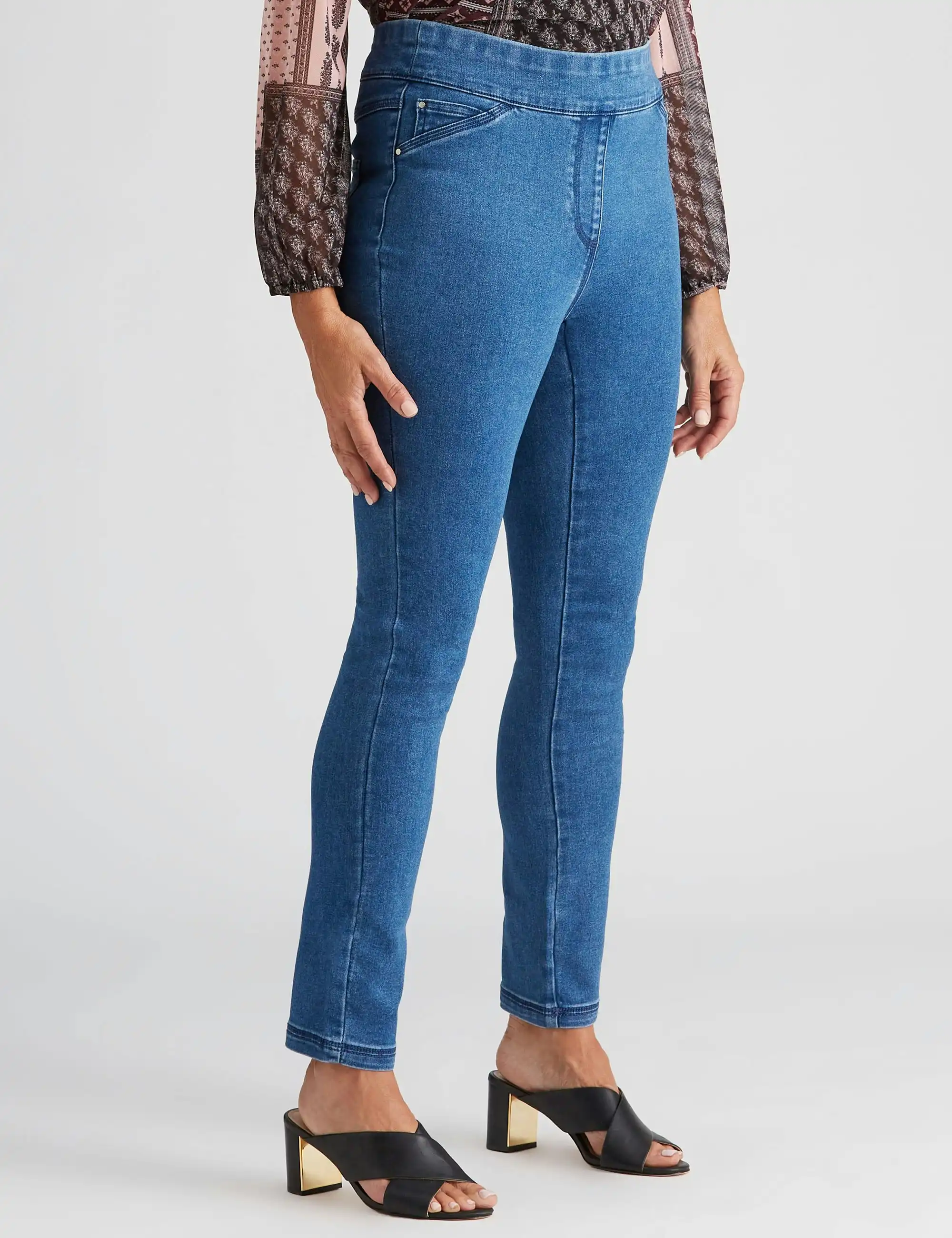 Millers Full Length Comfort Denim Jeans (Mid Wash)
