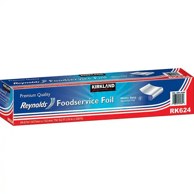 Kirkland Signature Reynolds Heavy Duty Foodservice Aluminium Foil Roll 45cm x 150m