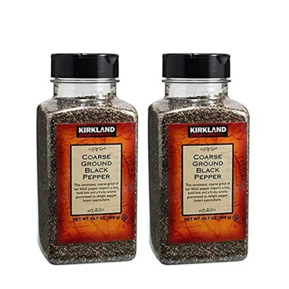 Kirkland Signature Coarse Ground Black Pepper 359g x 2