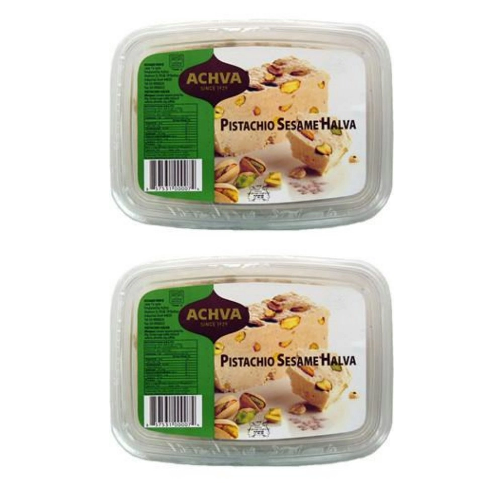 Achva Pistachio Halva 454g x 2