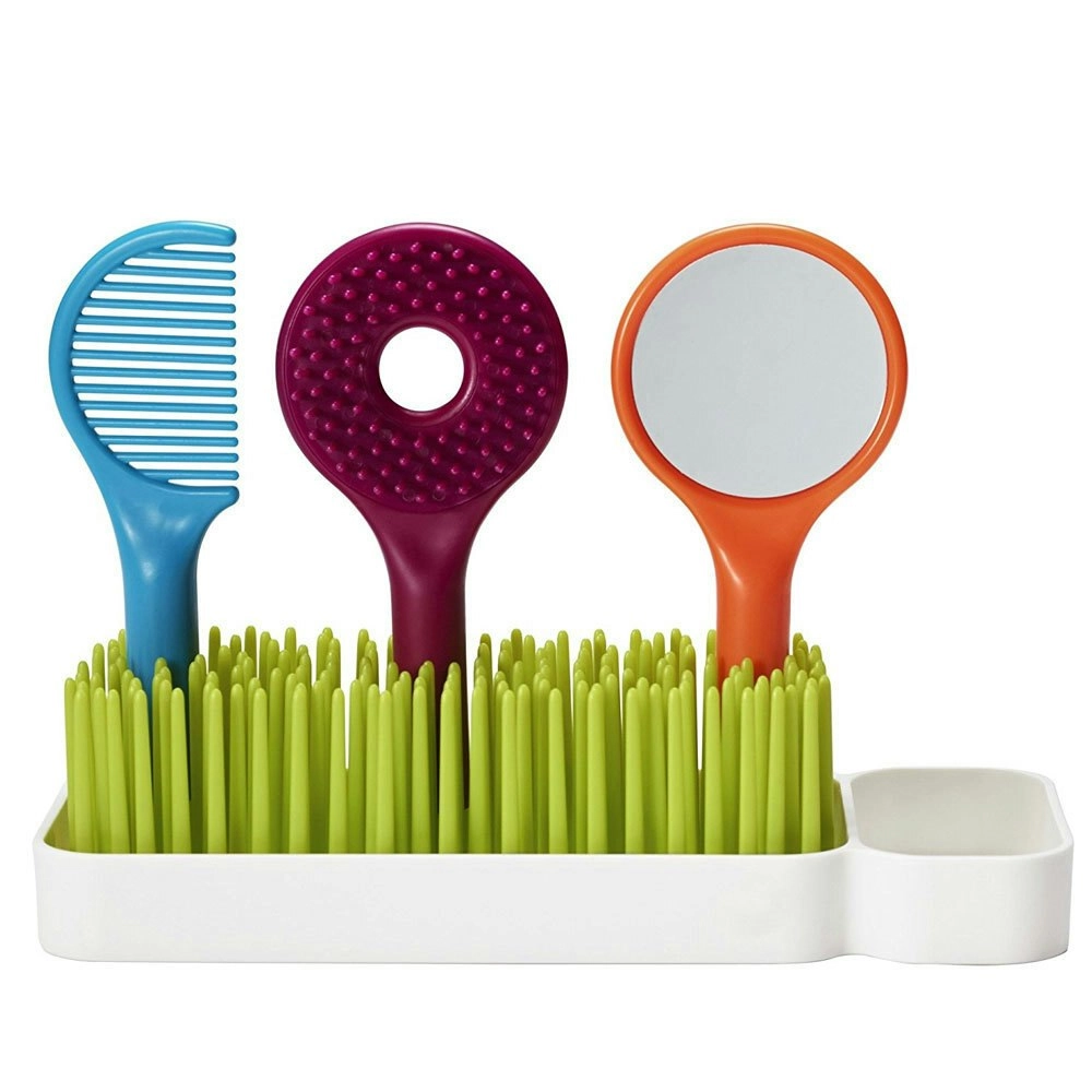 Boon Spiff Baby/Toddler Grooming Kit w/ Brush/Comb/Mirror Caddy Holder Kids Set