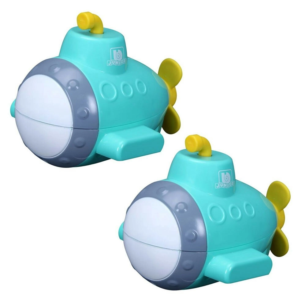 2PK BB Junior Splash N Play Submarine Projector Bath Water Float Toys for Baby