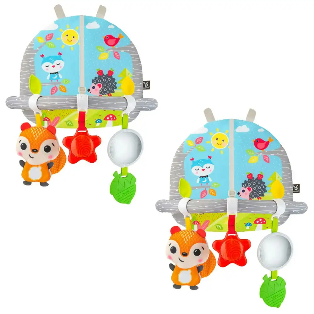 2PK Benbat Dazzle Double Sided Car Arch Activity Center Baby Infant Hanging Toys