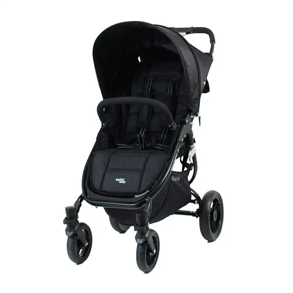 Valco Baby Snap 4 Black Pram/Stroller Foldable/Recline for Baby/Infant/Toddler
