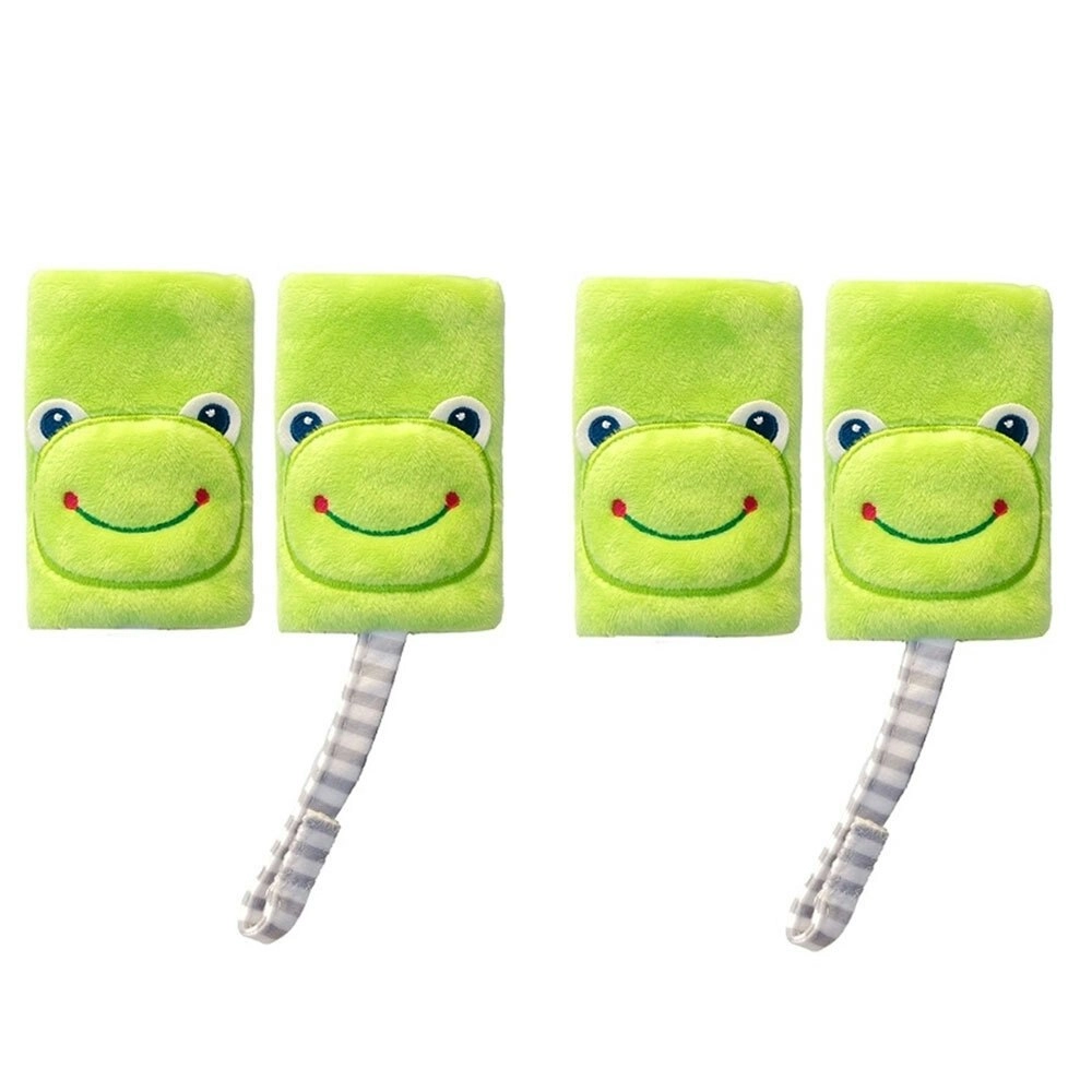 2PK Benbat Pals Frog Car Seat Belt Safety Cover 0-12m Baby/Infant Strap/Pads GRN