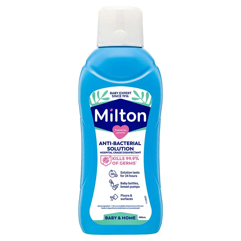 Milton Concentrated Anti-Bacterial Disinfectant 500ml Solution for Baby Bottles