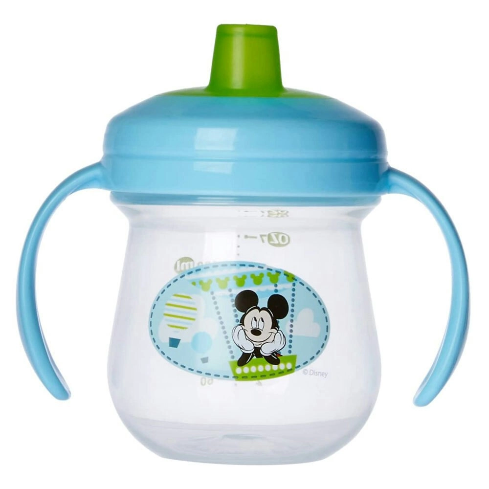 The First years Soft Spout Trainer Drinking Sippy Cup Baby/Toddler 9m+ Mickey BL