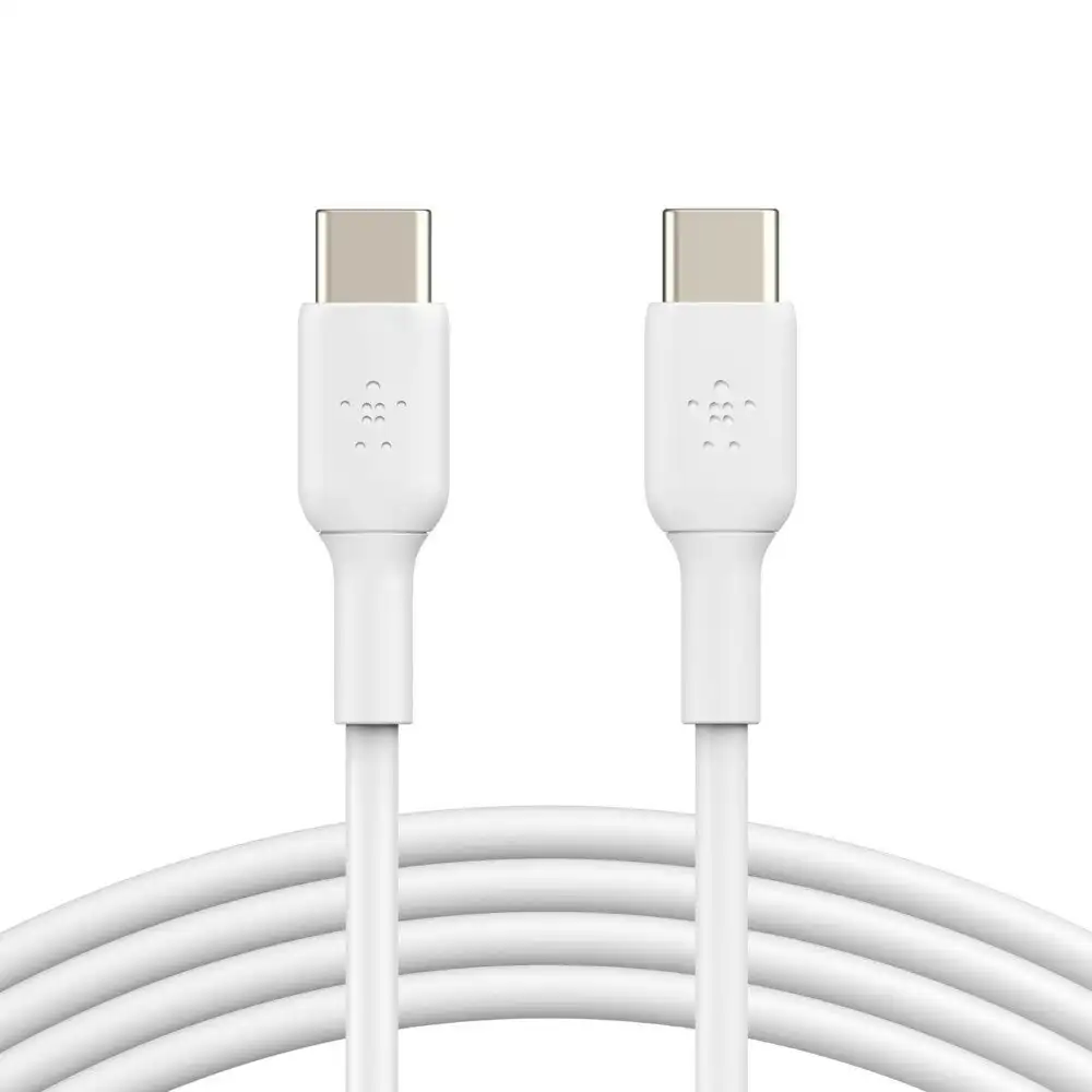 Belkin USB-C to USB-C 1M Cable Data Sync Cord for Samsung S8/S9 Plus/LG HTC WHT