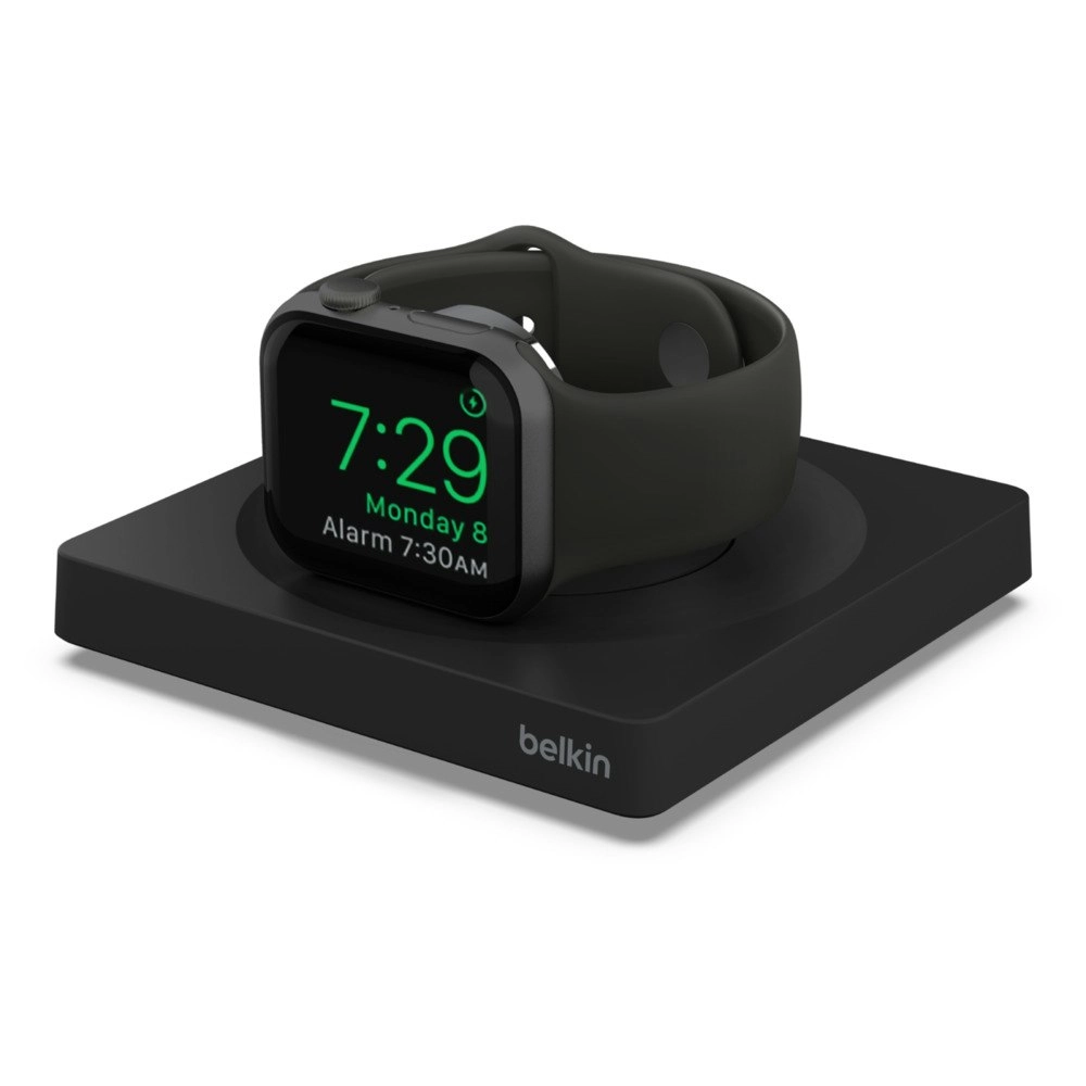 Belkin Boostcharge Pro Portable Wireless Fast Charger For Apple Watch Black