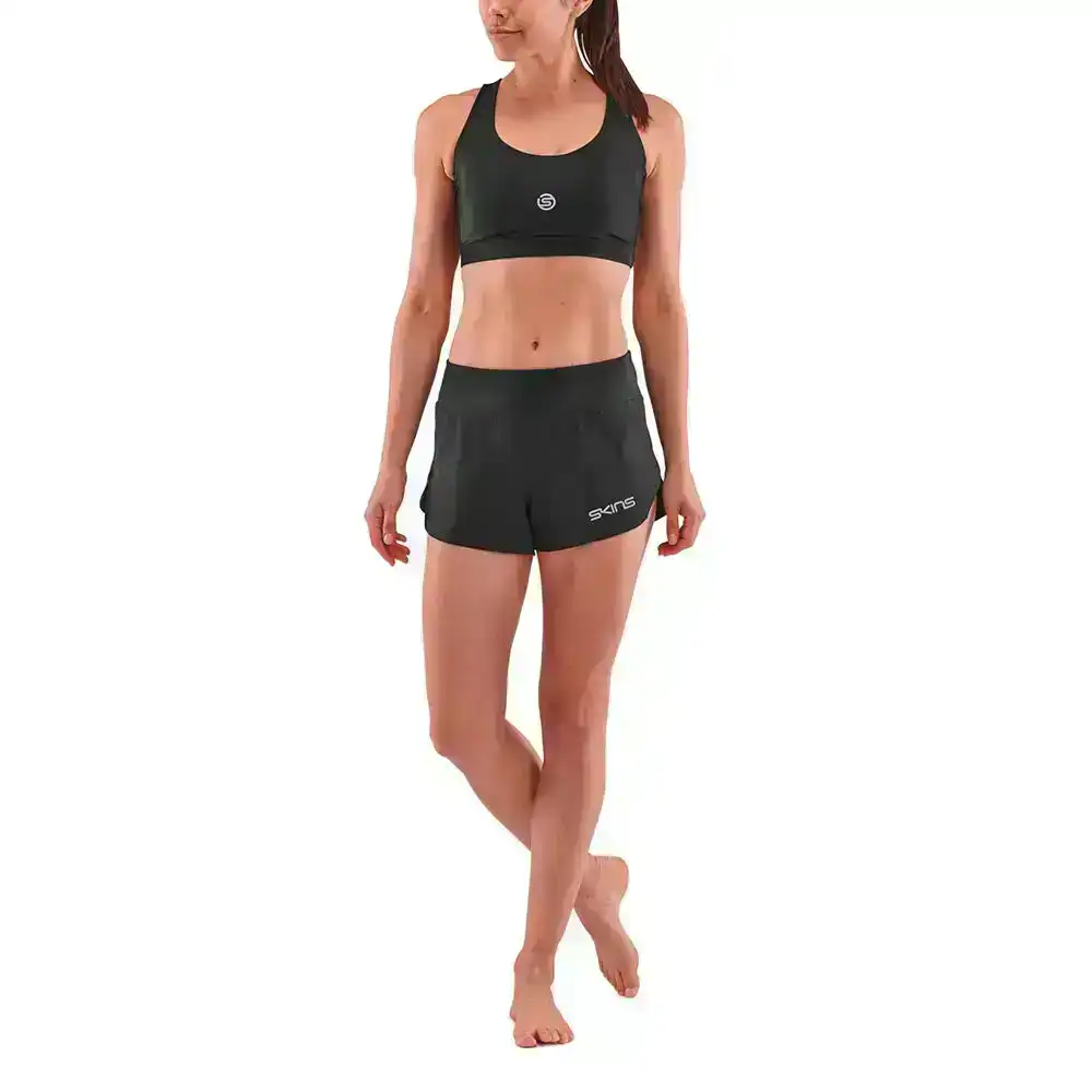 Skins Compression Series 3 Womens M Elite Bra Training/Activewear/Gym Black, KG Group
