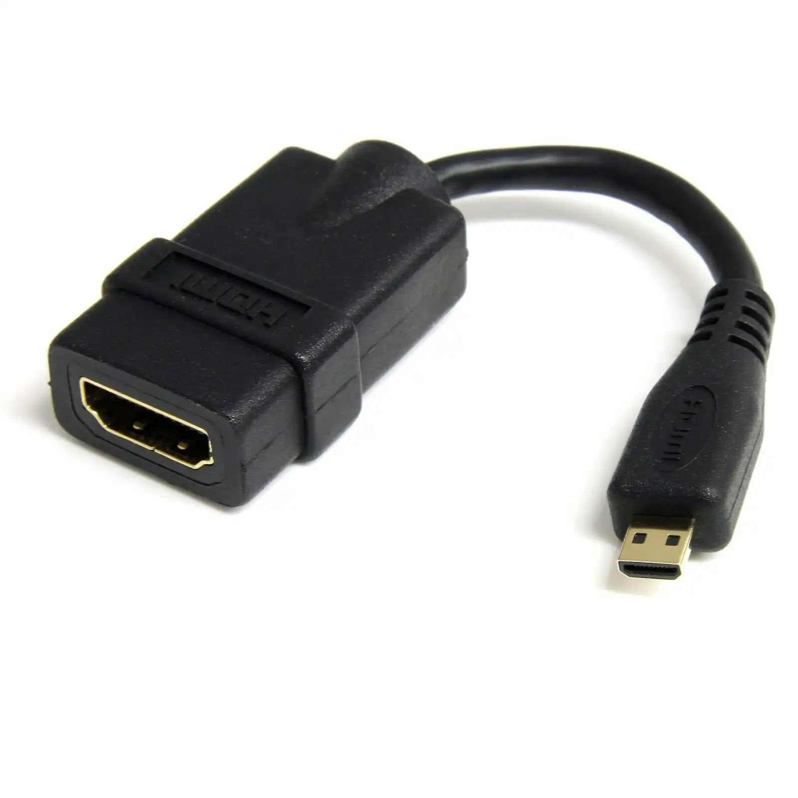Star Tech 5in Female HDMI to Male Micro HDMI Adapter Cable for Smartphone to TV