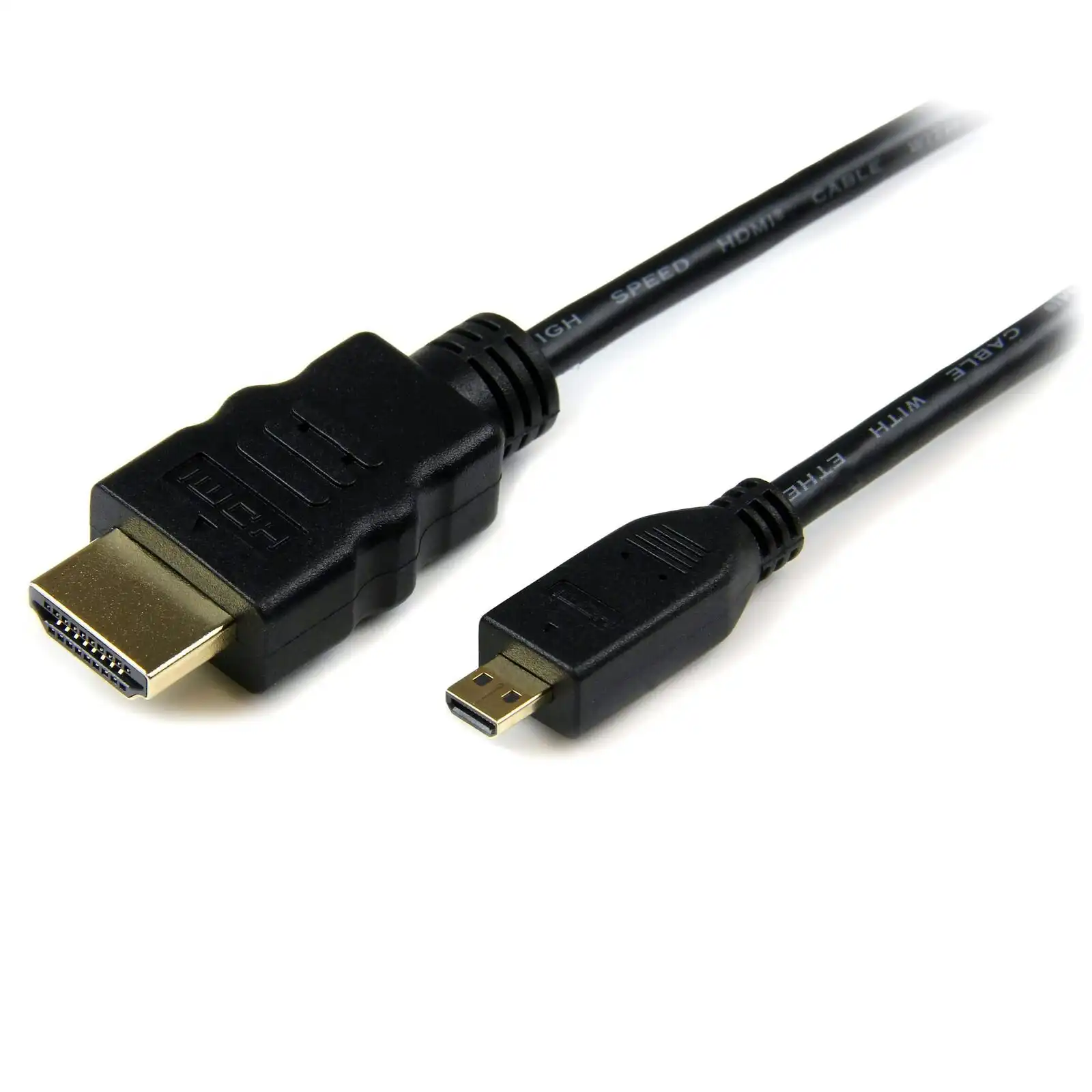Star Tech 1M Male HDMI to Male Micro HMDI Cable w/ Ethernet for Smartphone to TV