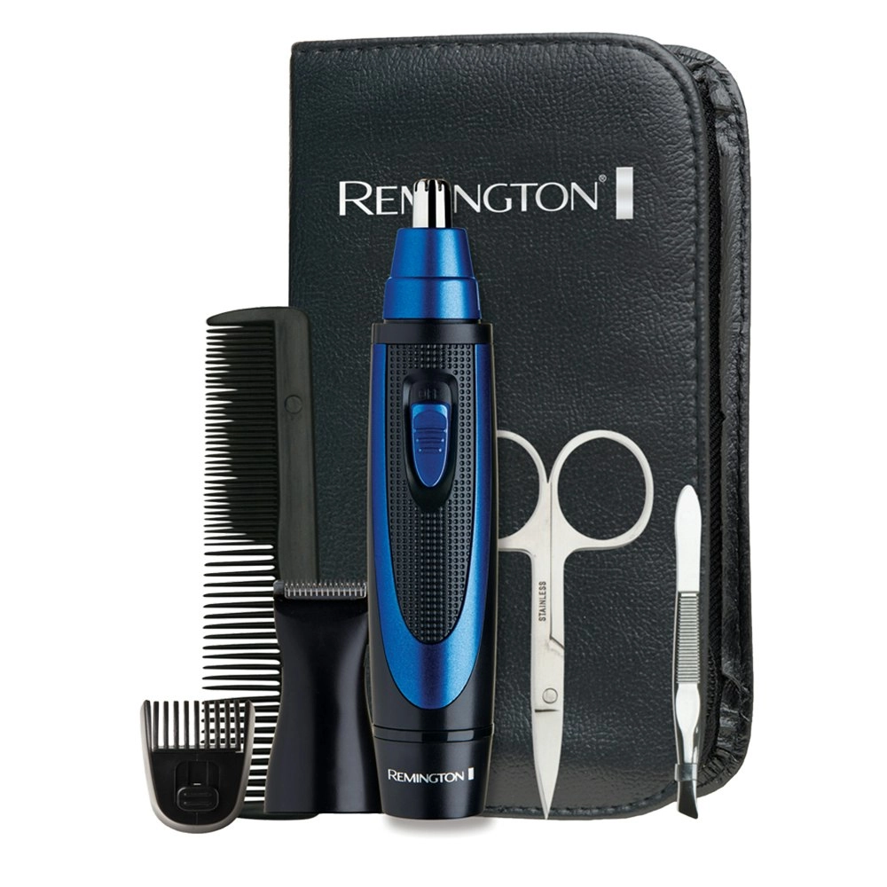 Remington 3 In 1 Electric Rotary Head Nose, Ear/Face Hair Washable Trimmer Kit