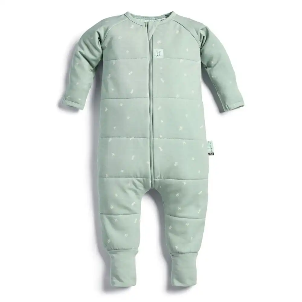 ergoPouch 3.5 TOG Pyjamas/Sleepwear Suit/Romper Baby Organic Cotton Sage