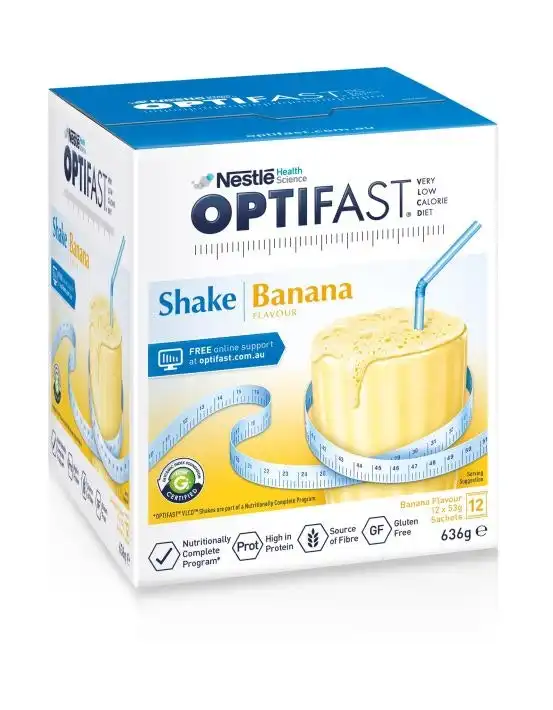 OPTIFAST VLCD Shake Banana 12 x 53g