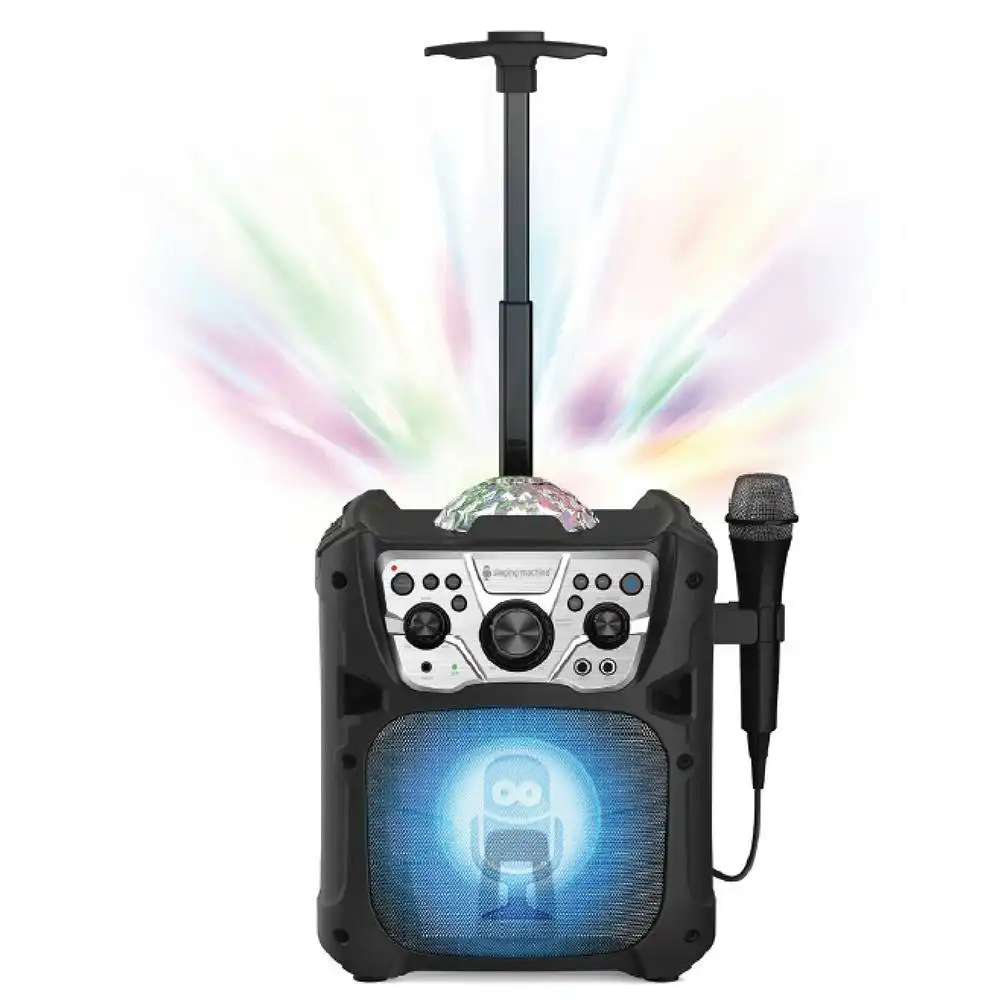 Singing Machine Mini Fiesta Bluetooth Karaoke with Light Show