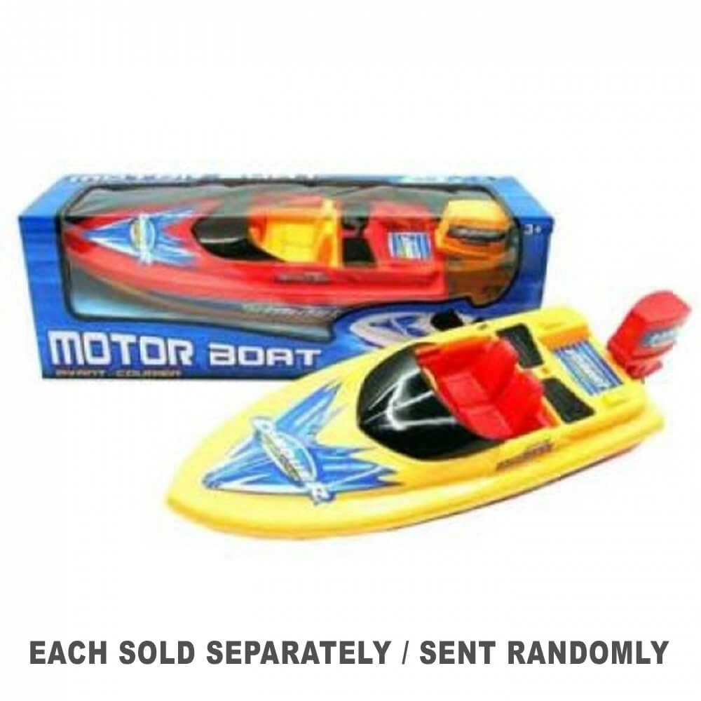 Battery Operated Motor Boat (1pc Random Style)