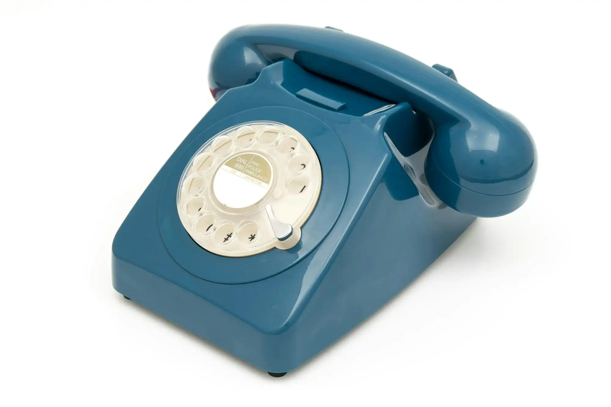 GPO Retro 746 Rotary Telephone - Azure Blue