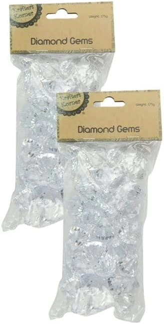 [2PK x 45PCE] Krafters Korner Diamond Gems - Clear