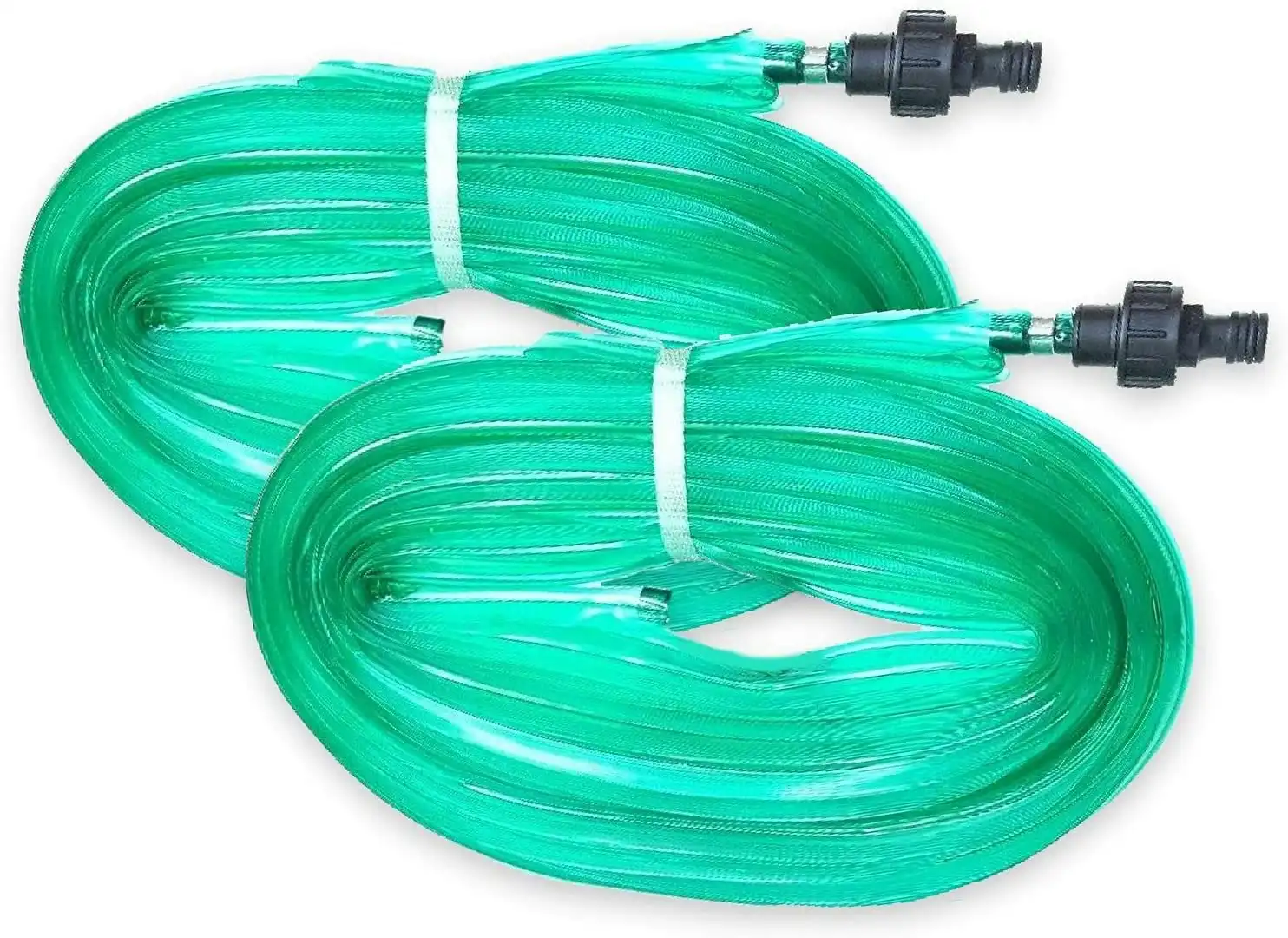 Garden Greens 2PK Hose Garden Soaker Tube UV Treated Lawn Garden Beds 15m