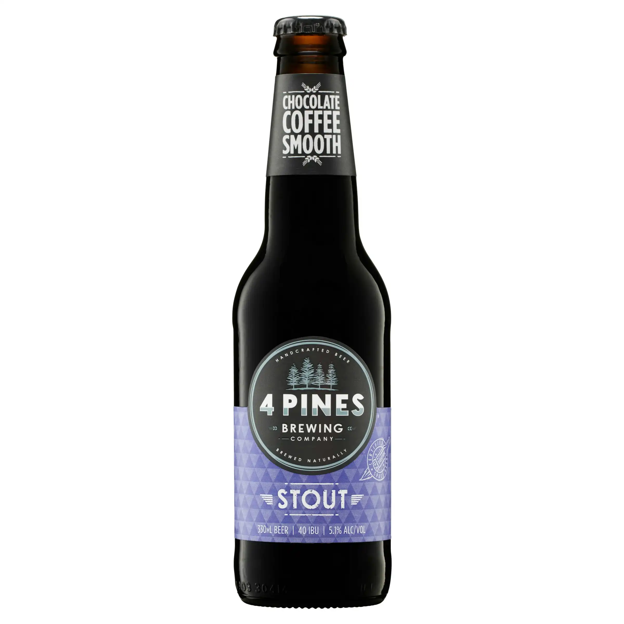 4 Pines Nitro Stout Beer 24 x 330mL Bottles