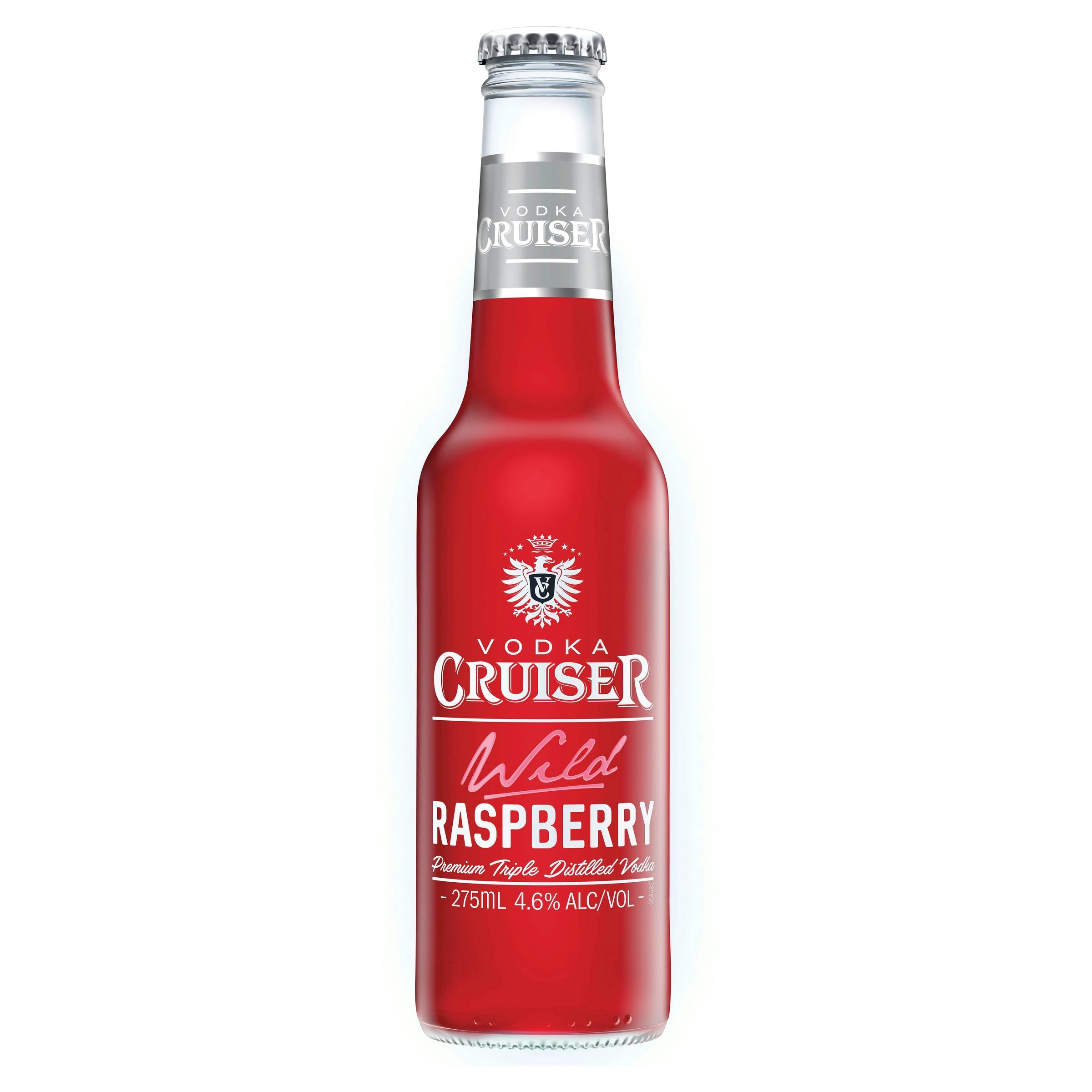 Vodka Cruiser Wild Raspberry 4.6% 24 x 275mL Bottles