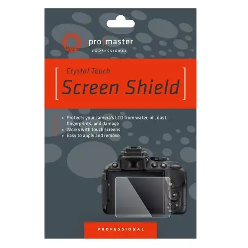 ProMaster Crystal Touch Screen Shield - Nikon D7100, D7200, D780