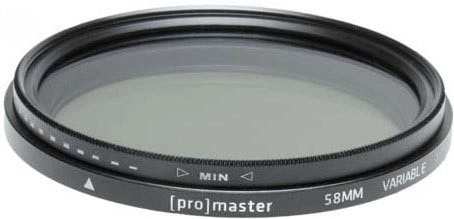 ProMaster Variable ND Standard (1.5-9 stops) 58mm Filter