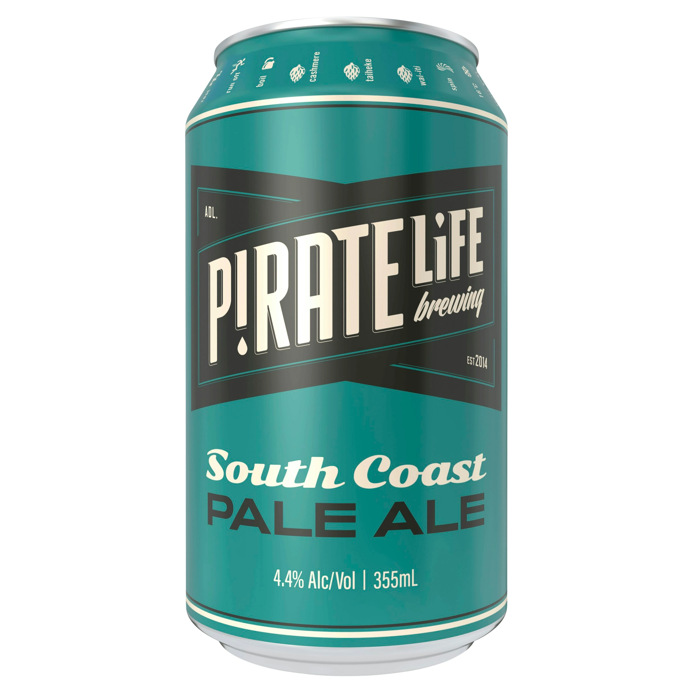 Pirate Life Brewing South Coast Pale Ale 16 Case x 355mL Cans