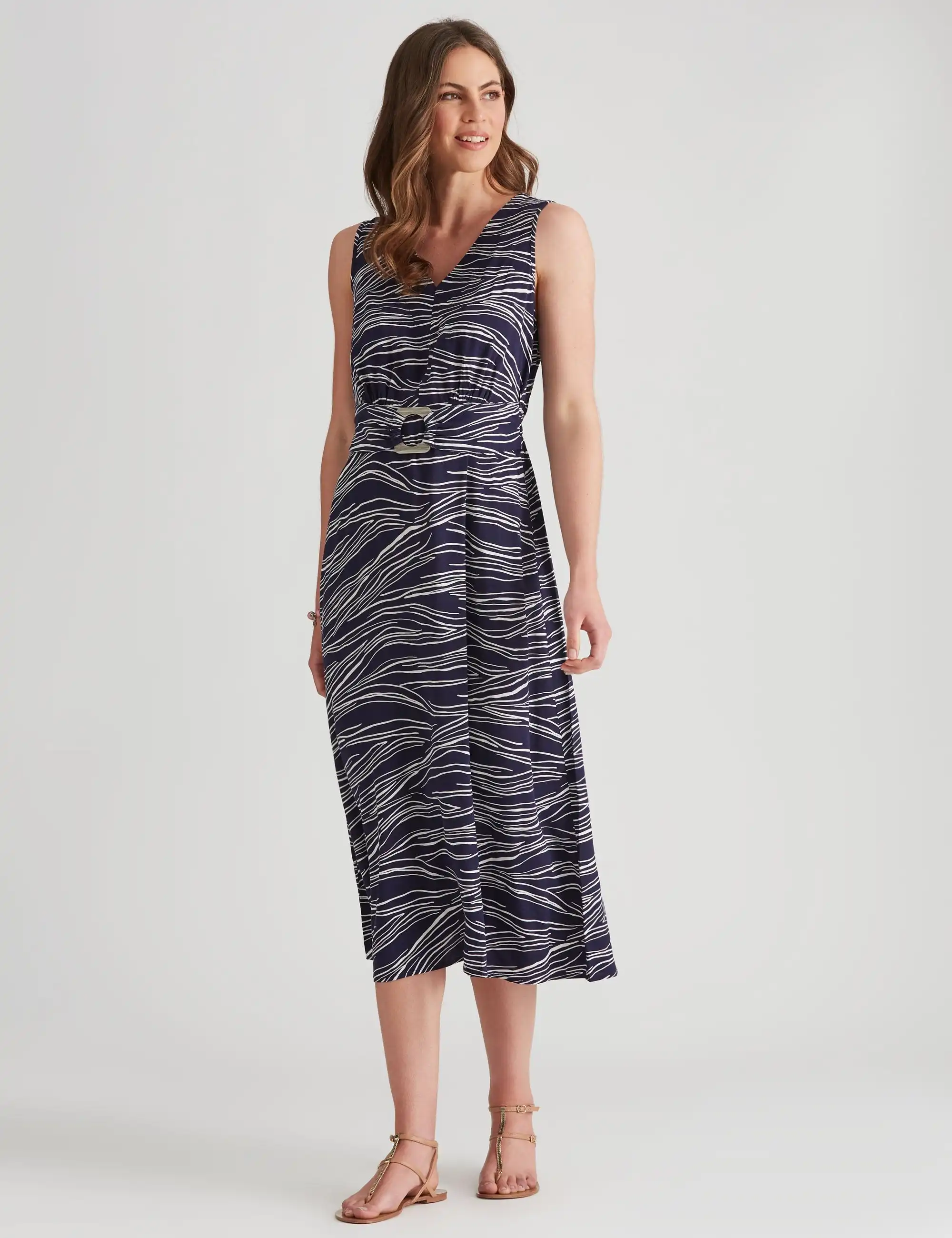 W.Lane Abstract Belt Dress