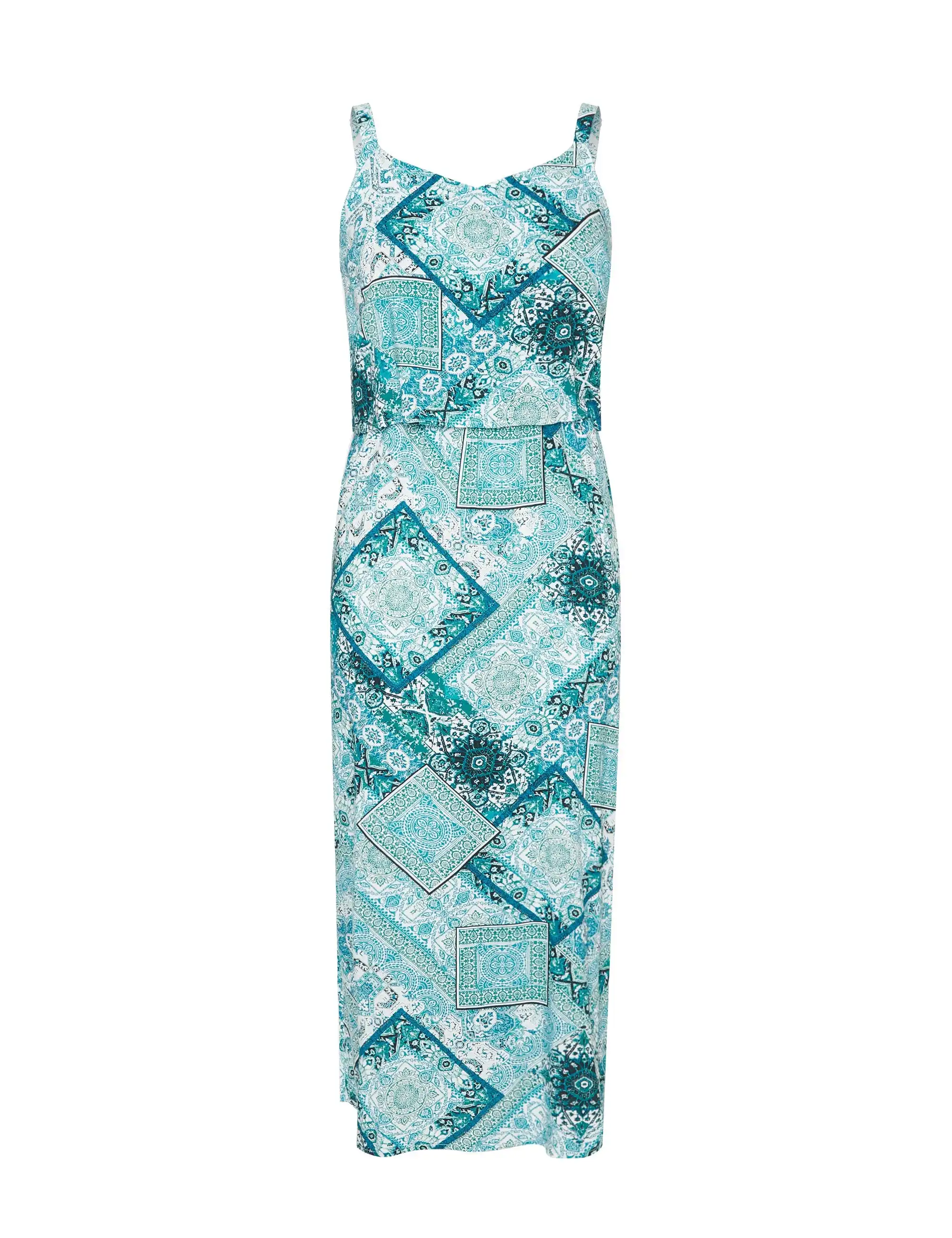 Millers Printed Rayon Maxi Dress