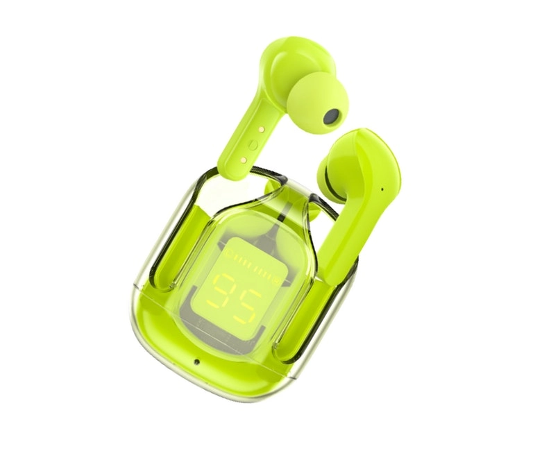 ACEFAST TWS Wireless Earphones with Charging Case - Lime Green