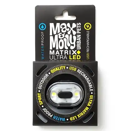 Max & Molly Matrix Ultra LED Harness/Collar Safety Light