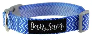 Dan & Sam  Adjustable Polyester Webbing Collar  Ziggy