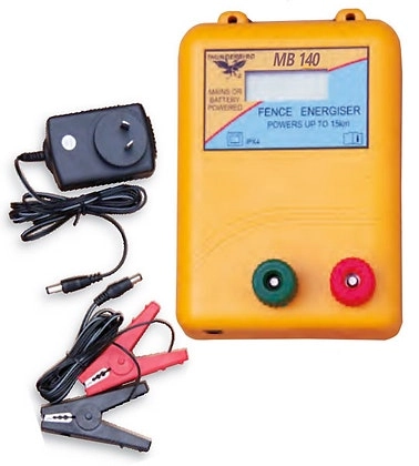 Thunderbird Mains/Battery 15km Electric Fence Energiser