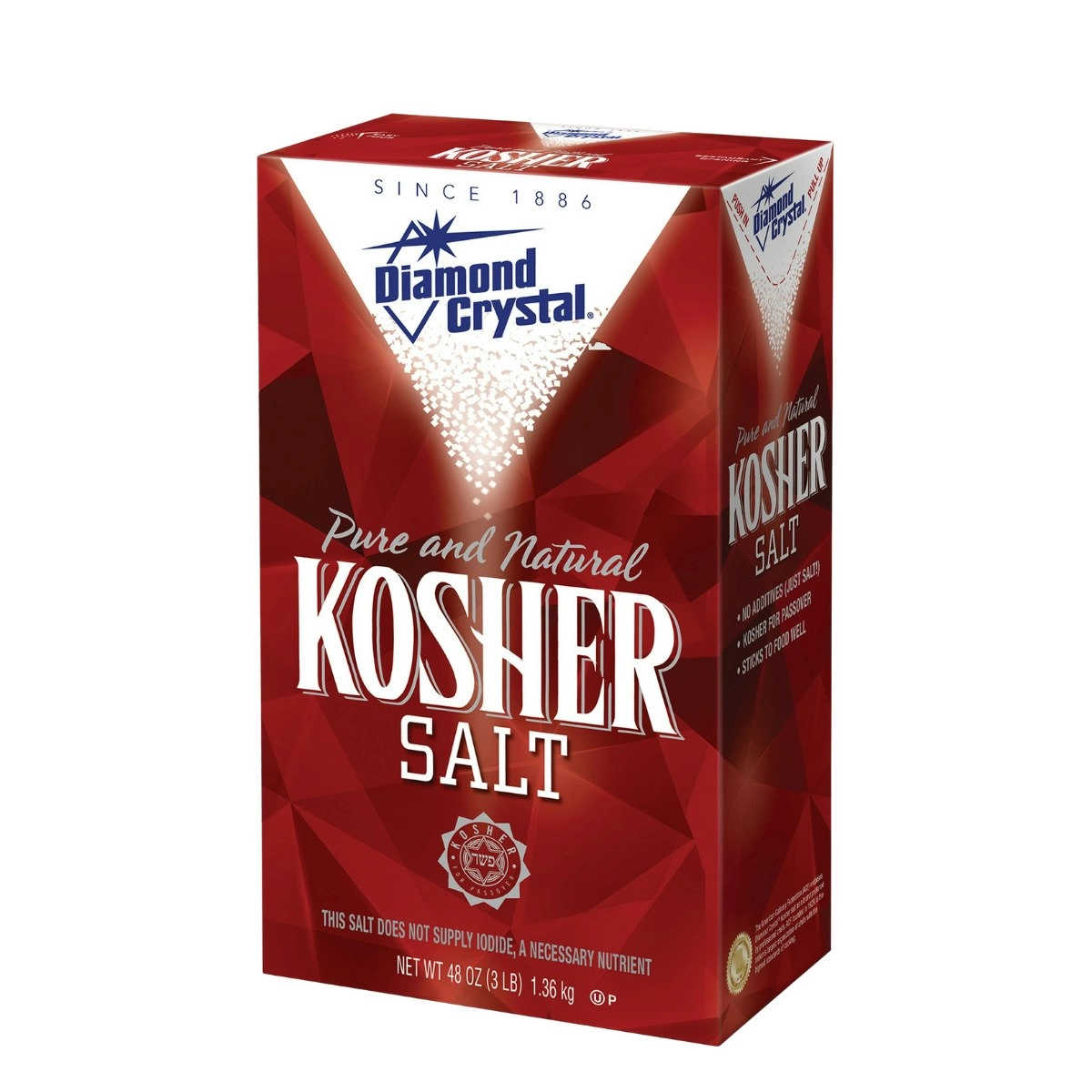 Diamond Crystal Kosher Salt 1.36Kg