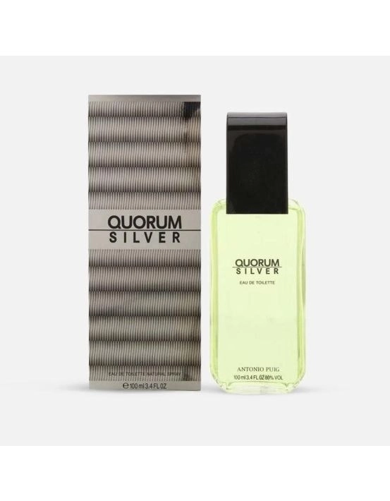 Antonio Puig Quorum Silver Eau de Toilette 100ml