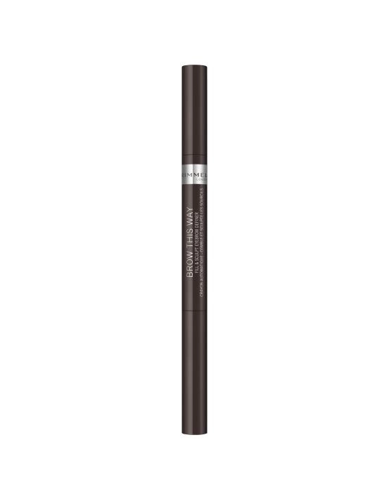 Rimmel Brow This Way Fill And Sculpt Eyebrow Definer Dark Brown