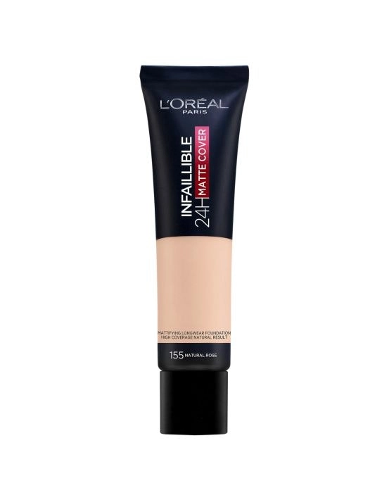 L'Oreal Infallible 24 Hour Matte Foundation 155 Natural Rose