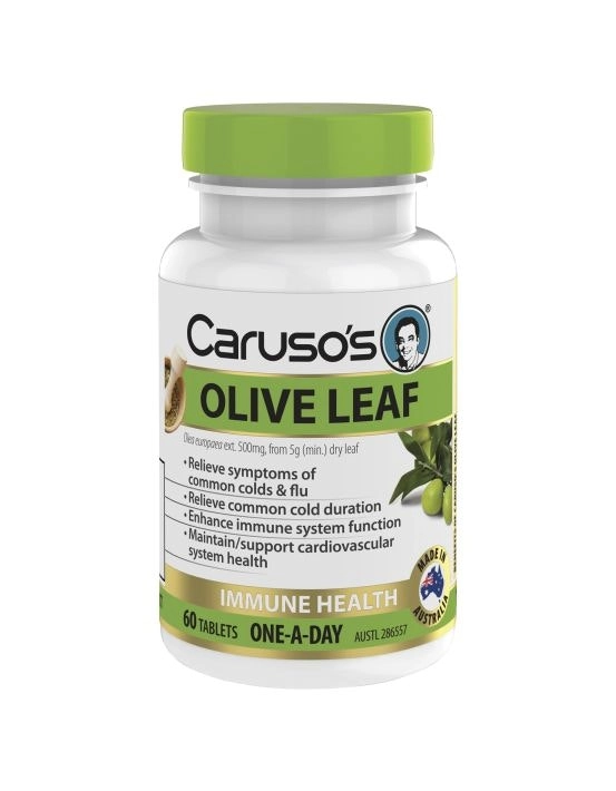 Caruso's Natural Health Olive Leaf 60 Tablets