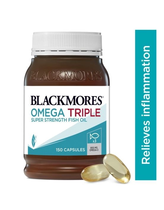 Blackmores Omega Triple Super Strength Fish Oil 150 Capsules