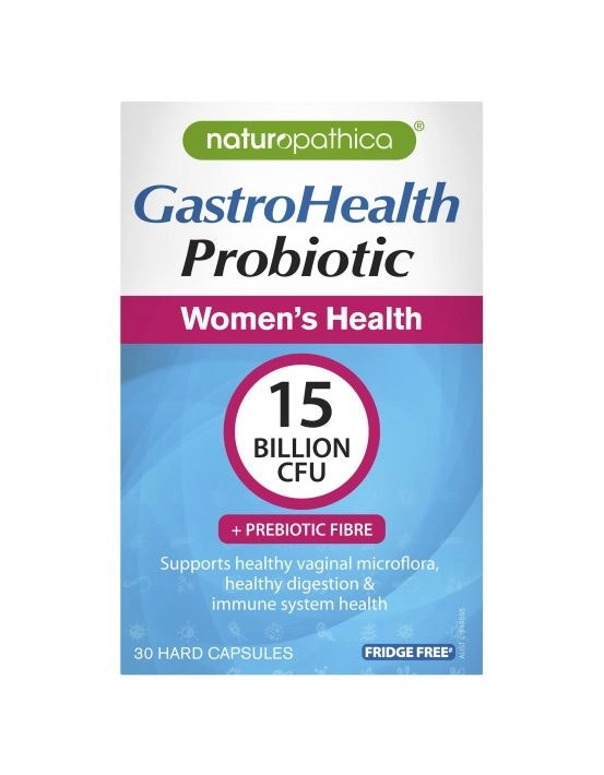 Naturopathica Gastrohealth Probiotic Womens Health 30 Capsules