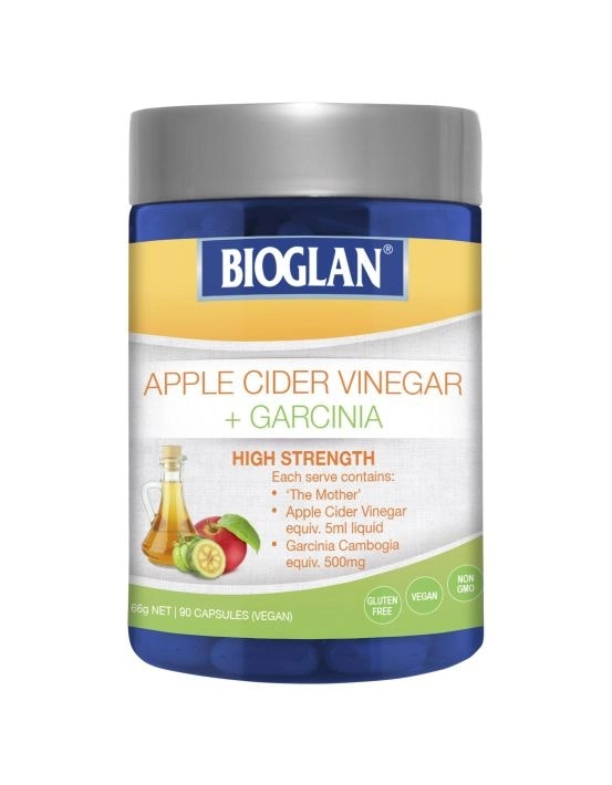 Bioglan Apple Cider Vinegar + Garcinia 90 Capsules