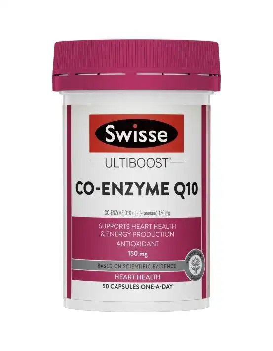 Swisse Ultiboost Co-Enzyme Q10 150Mg 50 Capsules