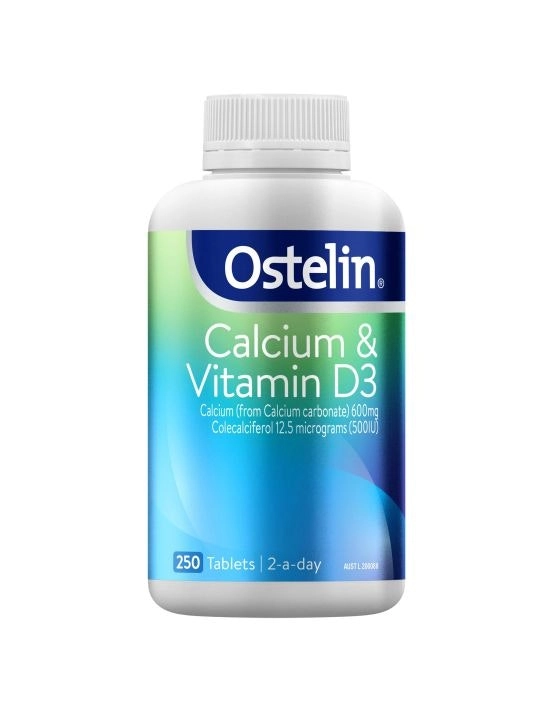 Ostelin Calcium & Vitamin D3 250 Tablets