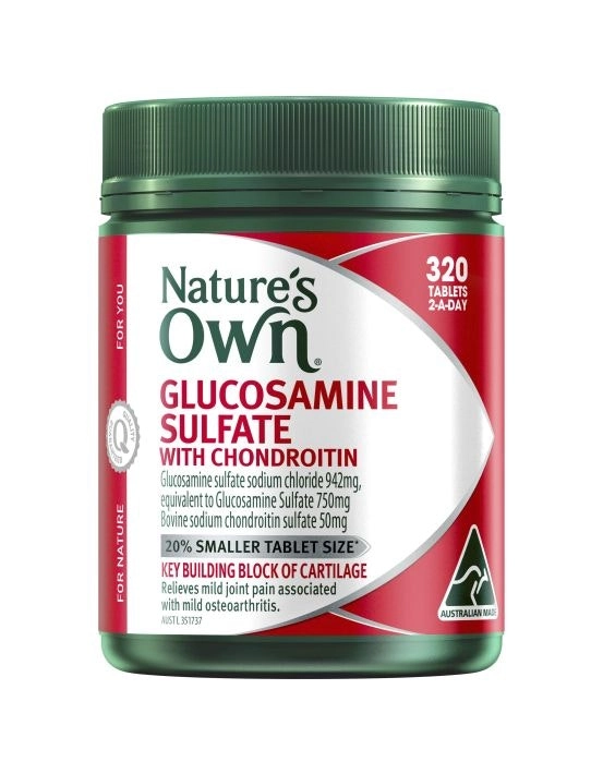 Nature's Own Glucosamine Sulfate with Chondroitin 320 Tablets