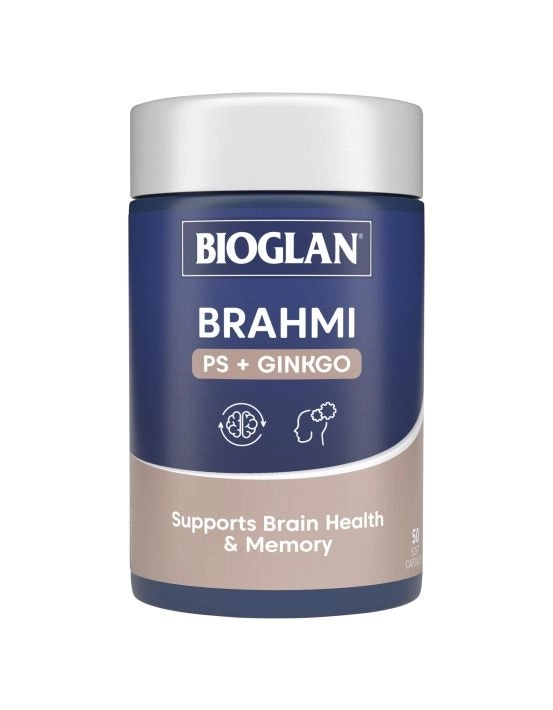 Bioglan Brahmi + PS + Ginkgo Focus 50 Capsules