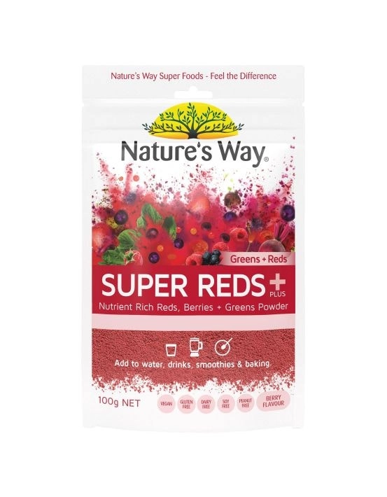 Nature's Way Super Foods Greens + Reds 100g