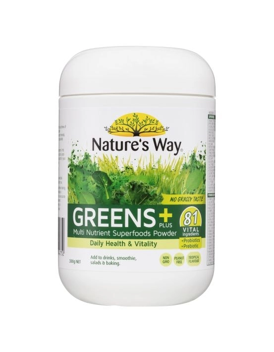 Nature's Way Super Foods Greens + PLUS 300g